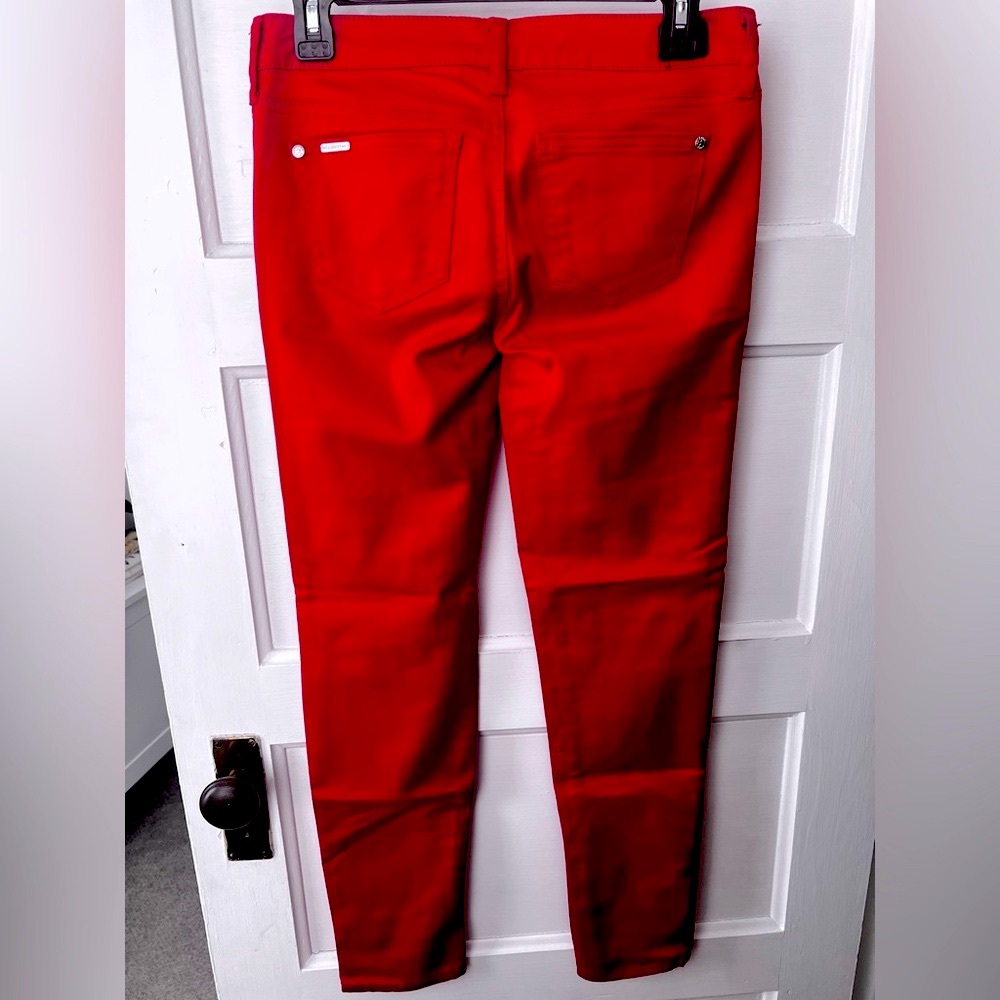 Women’s red khaki pants